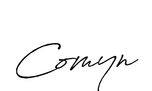 Also we have Comyn name is the best signature style. Create professional handwritten signature collection using Antro_Vectra_Bolder autograph style. Comyn signature style 7 images and pictures png