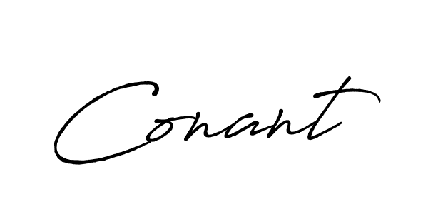 How to make Conant name signature. Use Antro_Vectra_Bolder style for creating short signs online. This is the latest handwritten sign. Conant signature style 7 images and pictures png