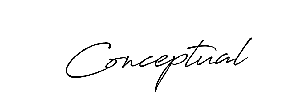 The best way (Antro_Vectra_Bolder) to make a short signature is to pick only two or three words in your name. The name Conceptual include a total of six letters. For converting this name. Conceptual signature style 7 images and pictures png