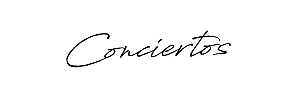 Make a beautiful signature design for name Conciertos. Use this online signature maker to create a handwritten signature for free. Conciertos signature style 7 images and pictures png