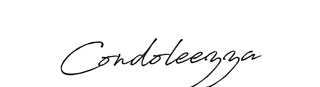 How to make Condoleezza signature? Antro_Vectra_Bolder is a professional autograph style. Create handwritten signature for Condoleezza name. Condoleezza signature style 7 images and pictures png