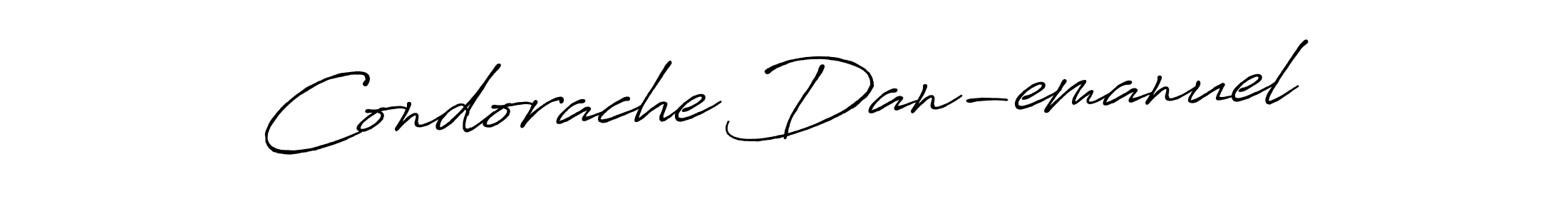 Condorache Dan-emanuel stylish signature style. Best Handwritten Sign (Antro_Vectra_Bolder) for my name. Handwritten Signature Collection Ideas for my name Condorache Dan-emanuel. Condorache Dan-emanuel signature style 7 images and pictures png