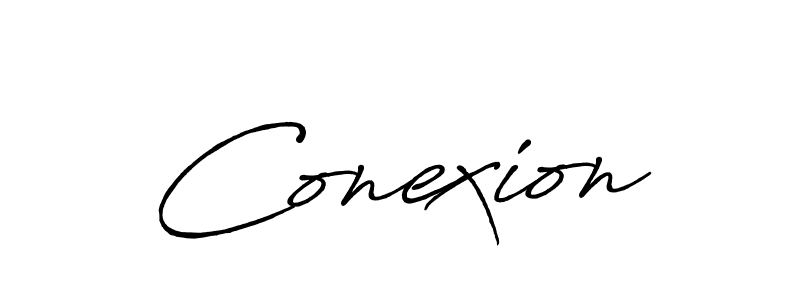The best way (Antro_Vectra_Bolder) to make a short signature is to pick only two or three words in your name. The name Conexion include a total of six letters. For converting this name. Conexion signature style 7 images and pictures png