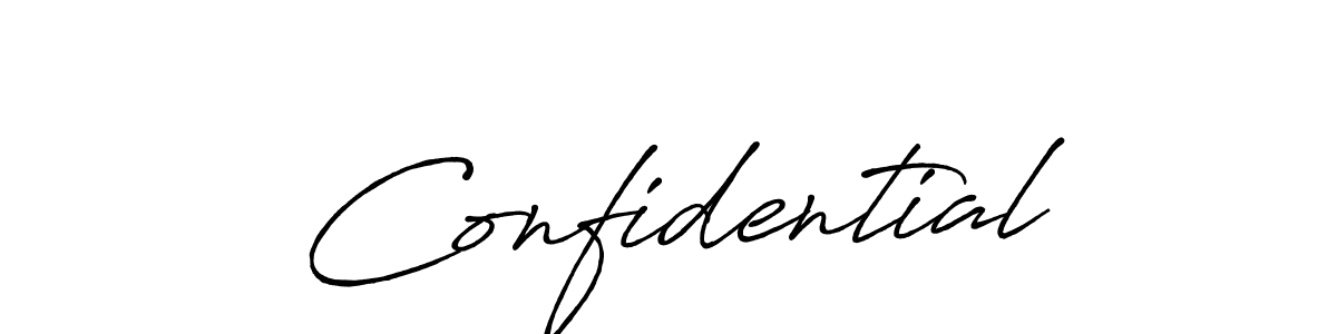 Best and Professional Signature Style for Confidential. Antro_Vectra_Bolder Best Signature Style Collection. Confidential signature style 7 images and pictures png