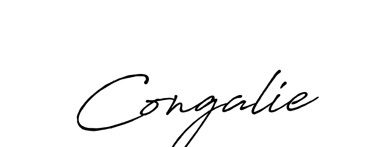 The best way (Antro_Vectra_Bolder) to make a short signature is to pick only two or three words in your name. The name Congalie include a total of six letters. For converting this name. Congalie signature style 7 images and pictures png