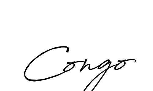 It looks lik you need a new signature style for name Congo. Design unique handwritten (Antro_Vectra_Bolder) signature with our free signature maker in just a few clicks. Congo signature style 7 images and pictures png