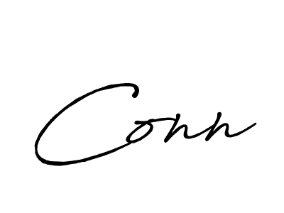 You should practise on your own different ways (Antro_Vectra_Bolder) to write your name (Conn) in signature. don't let someone else do it for you. Conn signature style 7 images and pictures png