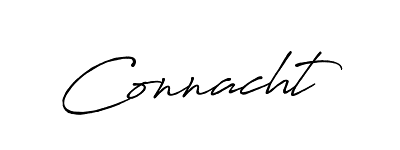How to make Connacht signature? Antro_Vectra_Bolder is a professional autograph style. Create handwritten signature for Connacht name. Connacht signature style 7 images and pictures png