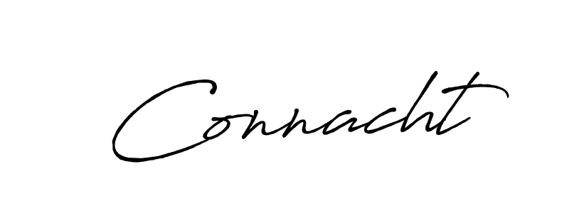 How to make Connacht signature? Antro_Vectra_Bolder is a professional autograph style. Create handwritten signature for Connacht name. Connacht signature style 7 images and pictures png