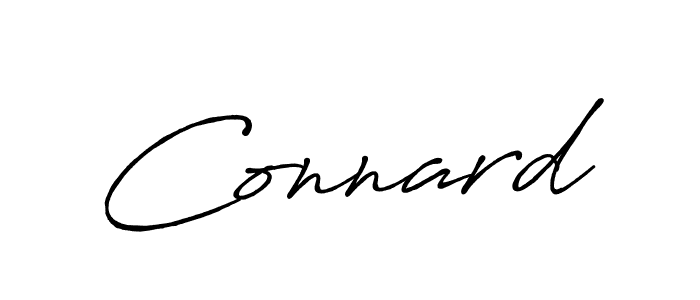 Connard stylish signature style. Best Handwritten Sign (Antro_Vectra_Bolder) for my name. Handwritten Signature Collection Ideas for my name Connard. Connard signature style 7 images and pictures png