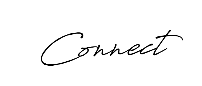 Also You can easily find your signature by using the search form. We will create Connect name handwritten signature images for you free of cost using Antro_Vectra_Bolder sign style. Connect signature style 7 images and pictures png
