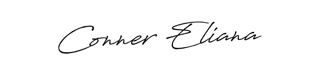 Also You can easily find your signature by using the search form. We will create Conner Eliana name handwritten signature images for you free of cost using Antro_Vectra_Bolder sign style. Conner Eliana signature style 7 images and pictures png