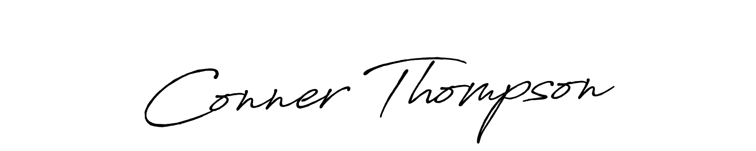 Also we have Conner Thompson name is the best signature style. Create professional handwritten signature collection using Antro_Vectra_Bolder autograph style. Conner Thompson signature style 7 images and pictures png