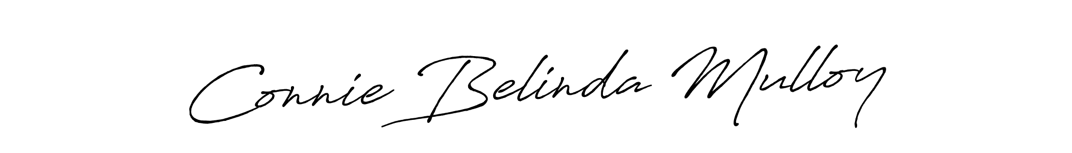 Make a beautiful signature design for name Connie Belinda Mulloy. Use this online signature maker to create a handwritten signature for free. Connie Belinda Mulloy signature style 7 images and pictures png