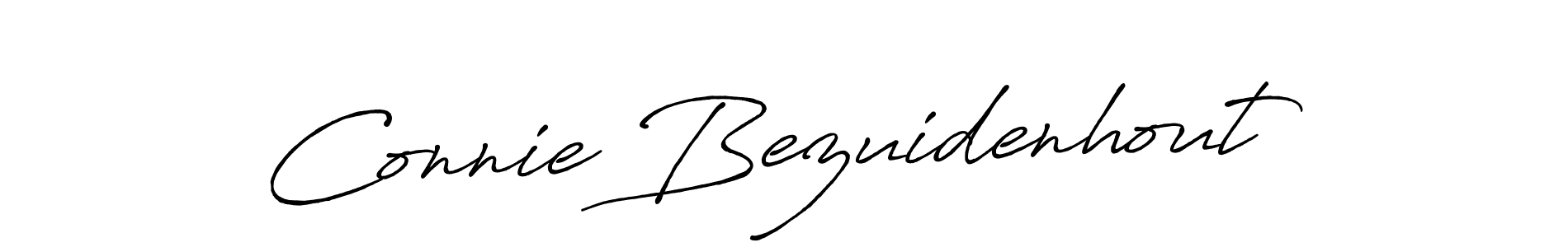 Antro_Vectra_Bolder is a professional signature style that is perfect for those who want to add a touch of class to their signature. It is also a great choice for those who want to make their signature more unique. Get Connie Bezuidenhout name to fancy signature for free. Connie Bezuidenhout signature style 7 images and pictures png
