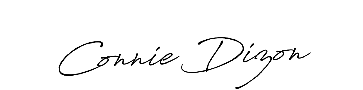 Use a signature maker to create a handwritten signature online. With this signature software, you can design (Antro_Vectra_Bolder) your own signature for name Connie Dizon. Connie Dizon signature style 7 images and pictures png