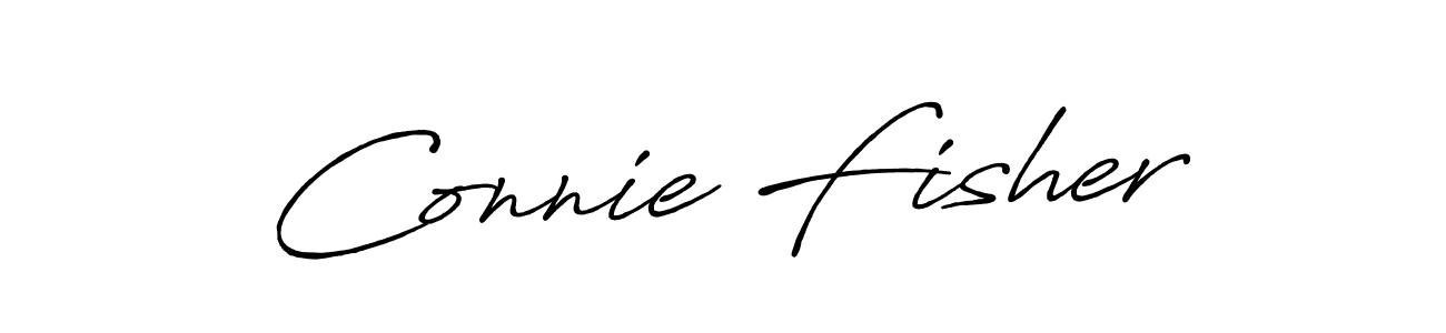The best way (Antro_Vectra_Bolder) to make a short signature is to pick only two or three words in your name. The name Connie Fisher include a total of six letters. For converting this name. Connie Fisher signature style 7 images and pictures png