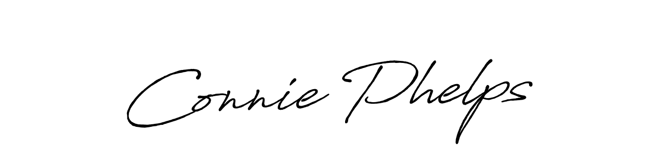 Use a signature maker to create a handwritten signature online. With this signature software, you can design (Antro_Vectra_Bolder) your own signature for name Connie Phelps. Connie Phelps signature style 7 images and pictures png