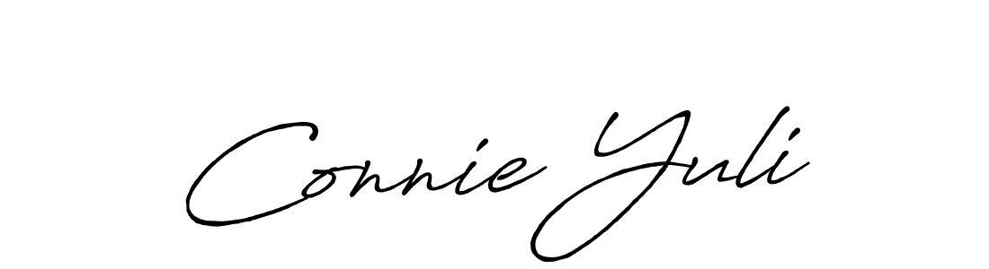 How to Draw Connie Yuli signature style? Antro_Vectra_Bolder is a latest design signature styles for name Connie Yuli. Connie Yuli signature style 7 images and pictures png