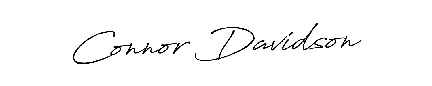 Design your own signature with our free online signature maker. With this signature software, you can create a handwritten (Antro_Vectra_Bolder) signature for name Connor Davidson. Connor Davidson signature style 7 images and pictures png