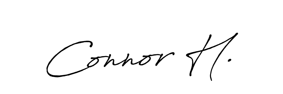 Antro_Vectra_Bolder is a professional signature style that is perfect for those who want to add a touch of class to their signature. It is also a great choice for those who want to make their signature more unique. Get Connor H. name to fancy signature for free. Connor H. signature style 7 images and pictures png