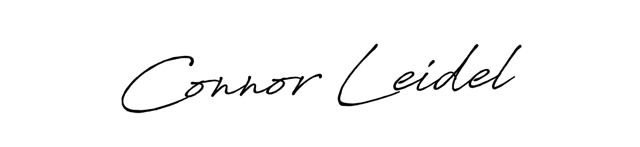 You should practise on your own different ways (Antro_Vectra_Bolder) to write your name (Connor Leidel) in signature. don't let someone else do it for you. Connor Leidel signature style 7 images and pictures png