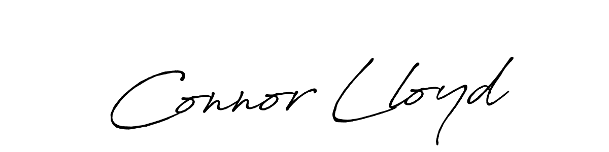 Design your own signature with our free online signature maker. With this signature software, you can create a handwritten (Antro_Vectra_Bolder) signature for name Connor Lloyd. Connor Lloyd signature style 7 images and pictures png