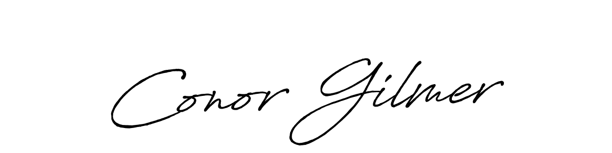 Design your own signature with our free online signature maker. With this signature software, you can create a handwritten (Antro_Vectra_Bolder) signature for name Conor Gilmer. Conor Gilmer signature style 7 images and pictures png