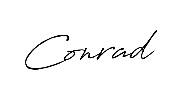 if you are searching for the best signature style for your name Conrad. so please give up your signature search. here we have designed multiple signature styles  using Antro_Vectra_Bolder. Conrad signature style 7 images and pictures png