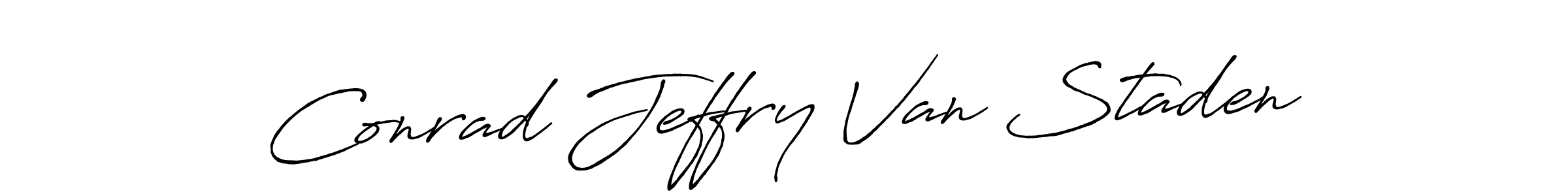 Once you've used our free online signature maker to create your best signature Antro_Vectra_Bolder style, it's time to enjoy all of the benefits that Conrad Jeffry Van Staden name signing documents. Conrad Jeffry Van Staden signature style 7 images and pictures png