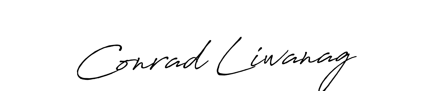 How to Draw Conrad Liwanag signature style? Antro_Vectra_Bolder is a latest design signature styles for name Conrad Liwanag. Conrad Liwanag signature style 7 images and pictures png