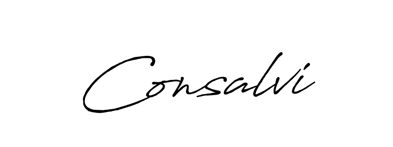 if you are searching for the best signature style for your name Consalvi. so please give up your signature search. here we have designed multiple signature styles  using Antro_Vectra_Bolder. Consalvi signature style 7 images and pictures png