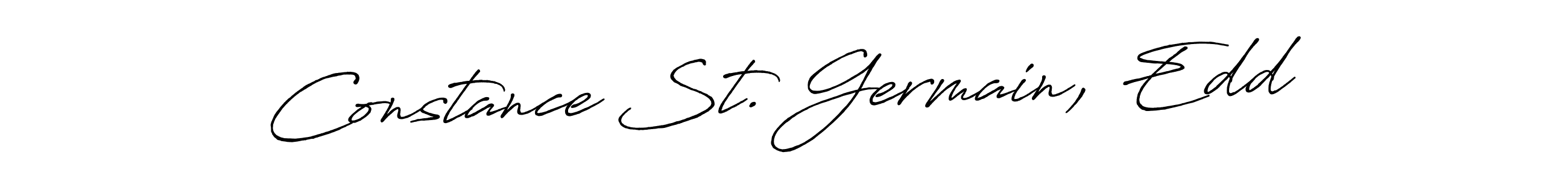 How to Draw Constance St. Germain, Edd signature style? Antro_Vectra_Bolder is a latest design signature styles for name Constance St. Germain, Edd. Constance St. Germain, Edd signature style 7 images and pictures png