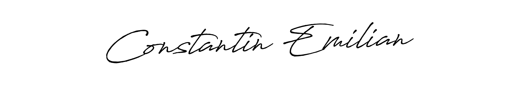 It looks lik you need a new signature style for name Constantin Emilian. Design unique handwritten (Antro_Vectra_Bolder) signature with our free signature maker in just a few clicks. Constantin Emilian signature style 7 images and pictures png