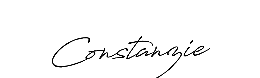 Also You can easily find your signature by using the search form. We will create Constanzie name handwritten signature images for you free of cost using Antro_Vectra_Bolder sign style. Constanzie signature style 7 images and pictures png