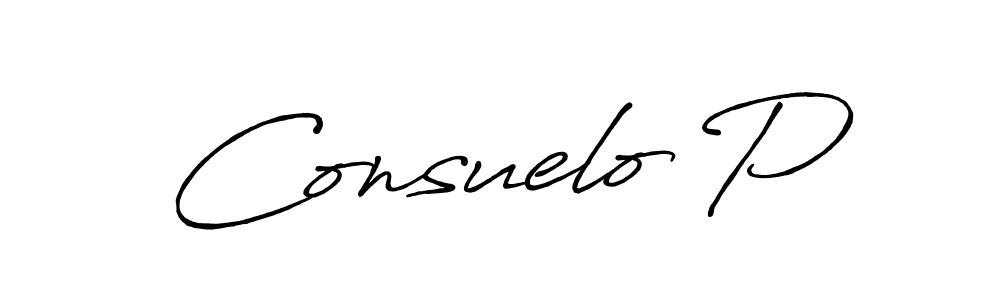 This is the best signature style for the Consuelo P name. Also you like these signature font (Antro_Vectra_Bolder). Mix name signature. Consuelo P signature style 7 images and pictures png