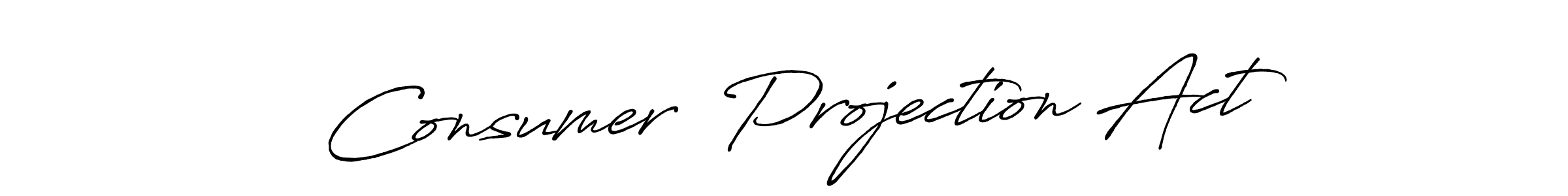 This is the best signature style for the Consumer  Projection Act name. Also you like these signature font (Antro_Vectra_Bolder). Mix name signature. Consumer  Projection Act signature style 7 images and pictures png