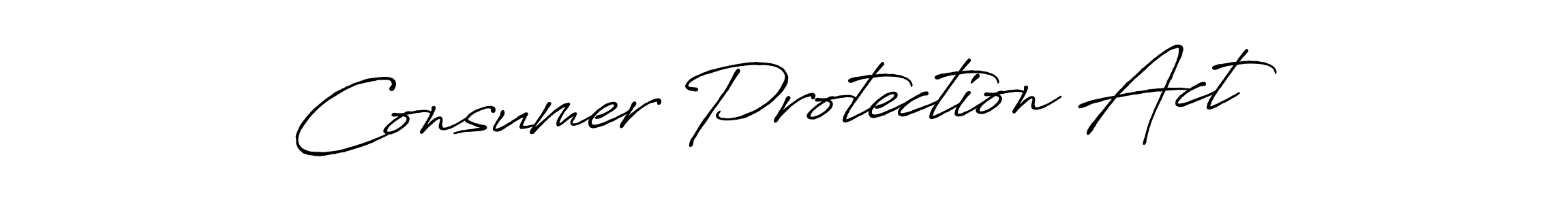 Make a beautiful signature design for name Consumer Protection Act. With this signature (Antro_Vectra_Bolder) style, you can create a handwritten signature for free. Consumer Protection Act signature style 7 images and pictures png