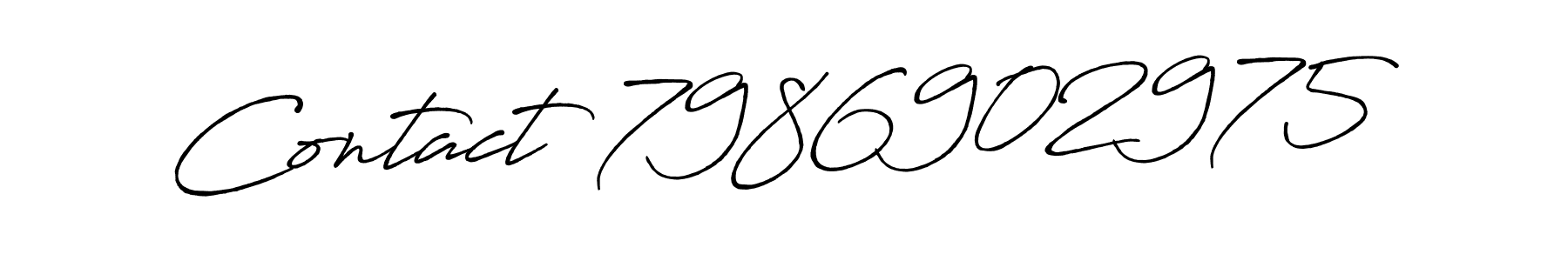 This is the best signature style for the Contact 7986902975 name. Also you like these signature font (Antro_Vectra_Bolder). Mix name signature. Contact 7986902975 signature style 7 images and pictures png