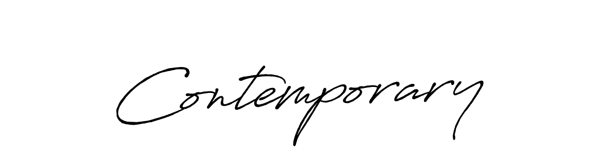 How to make Contemporary signature? Antro_Vectra_Bolder is a professional autograph style. Create handwritten signature for Contemporary name. Contemporary signature style 7 images and pictures png