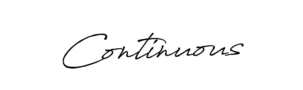 It looks lik you need a new signature style for name Continuous. Design unique handwritten (Antro_Vectra_Bolder) signature with our free signature maker in just a few clicks. Continuous signature style 7 images and pictures png