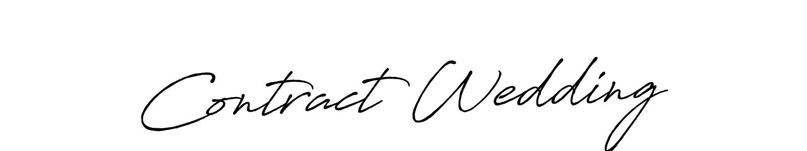 You should practise on your own different ways (Antro_Vectra_Bolder) to write your name (Contract Wedding) in signature. don't let someone else do it for you. Contract Wedding signature style 7 images and pictures png