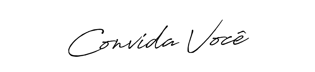 Once you've used our free online signature maker to create your best signature Antro_Vectra_Bolder style, it's time to enjoy all of the benefits that Convida Você name signing documents. Convida Você signature style 7 images and pictures png