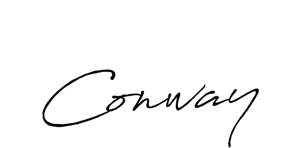 Also You can easily find your signature by using the search form. We will create Conway name handwritten signature images for you free of cost using Antro_Vectra_Bolder sign style. Conway signature style 7 images and pictures png