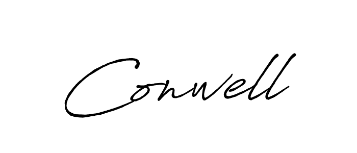 How to Draw Conwell signature style? Antro_Vectra_Bolder is a latest design signature styles for name Conwell. Conwell signature style 7 images and pictures png