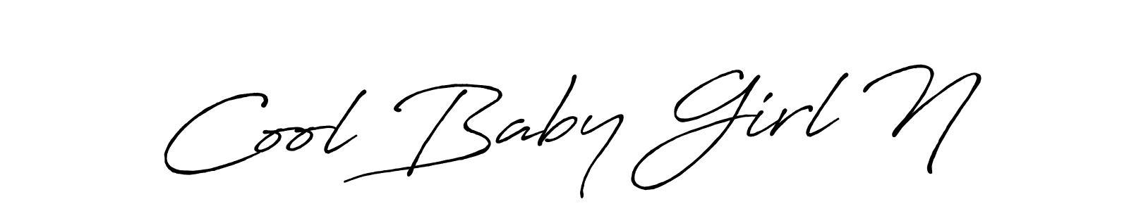 Once you've used our free online signature maker to create your best signature Antro_Vectra_Bolder style, it's time to enjoy all of the benefits that Cool Baby Girl N name signing documents. Cool Baby Girl N signature style 7 images and pictures png