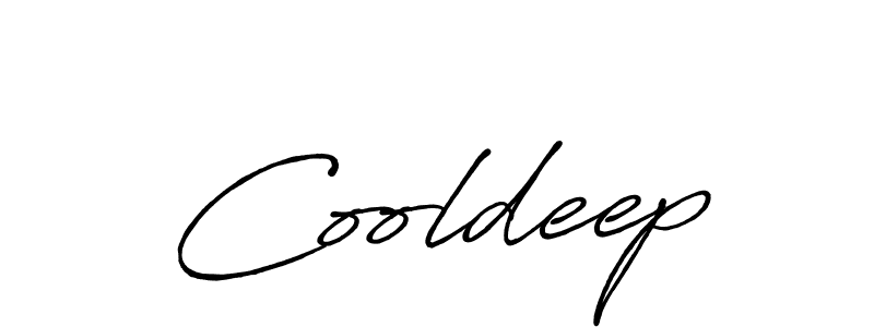How to make Cooldeep signature? Antro_Vectra_Bolder is a professional autograph style. Create handwritten signature for Cooldeep name. Cooldeep signature style 7 images and pictures png