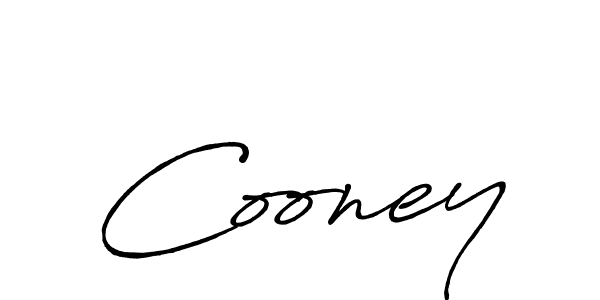 Cooney stylish signature style. Best Handwritten Sign (Antro_Vectra_Bolder) for my name. Handwritten Signature Collection Ideas for my name Cooney. Cooney signature style 7 images and pictures png