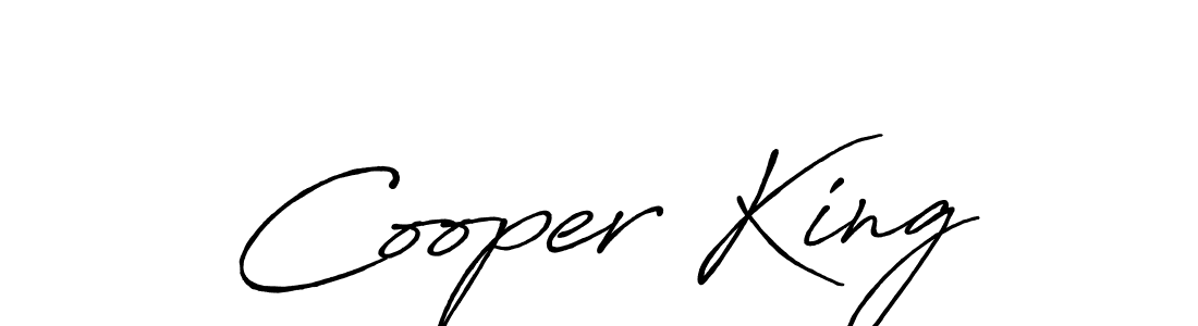 if you are searching for the best signature style for your name Cooper King. so please give up your signature search. here we have designed multiple signature styles  using Antro_Vectra_Bolder. Cooper King signature style 7 images and pictures png