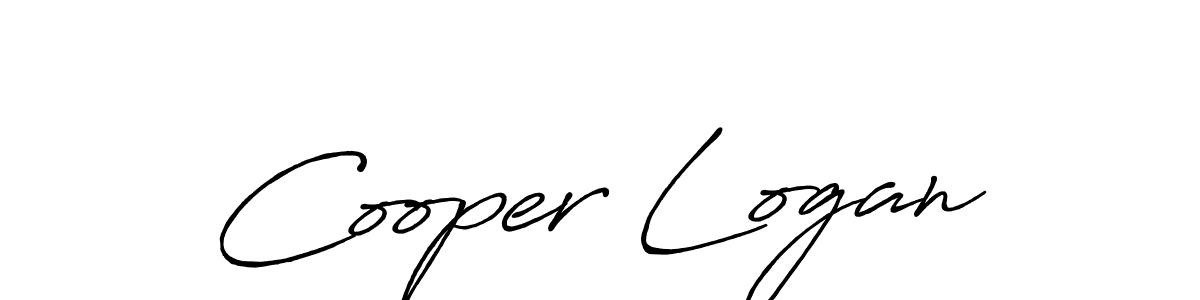 How to make Cooper Logan signature? Antro_Vectra_Bolder is a professional autograph style. Create handwritten signature for Cooper Logan name. Cooper Logan signature style 7 images and pictures png